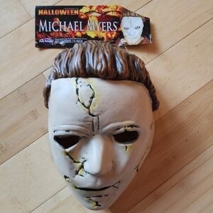NWT Fun World Michael Meyers Adult Halloween Mask Costume Cosplay Rob Zombie New